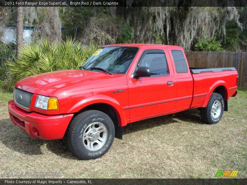 Bright Red / Dark Graphite 2001 Ford Ranger Edge SuperCab