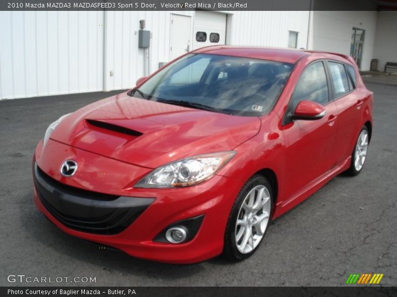 Front 3/4 View of 2010 MAZDA3 MAZDASPEED3 Sport 5 Door