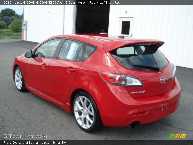 Velocity Red Mica / Black/Red 2010 Mazda MAZDA3 MAZDASPEED3 Sport 5 Door