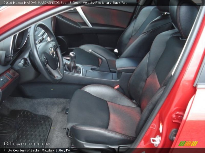  2010 MAZDA3 MAZDASPEED3 Sport 5 Door Black/Red Interior