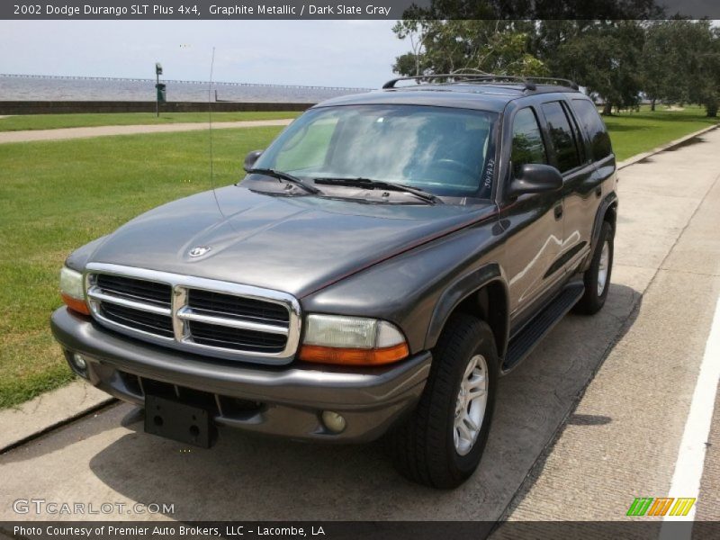 Graphite Metallic / Dark Slate Gray 2002 Dodge Durango SLT Plus 4x4