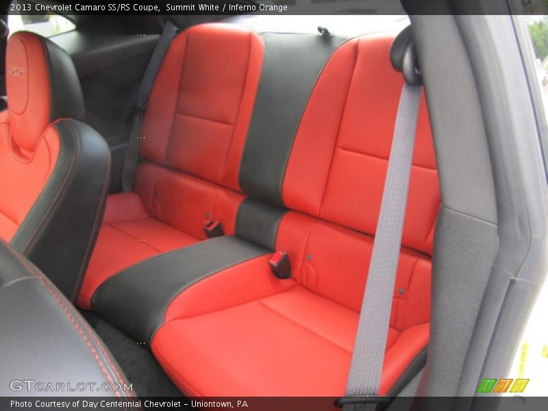  2013 Camaro SS/RS Coupe Inferno Orange Interior