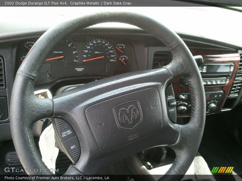 Graphite Metallic / Dark Slate Gray 2002 Dodge Durango SLT Plus 4x4
