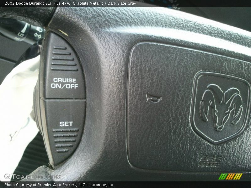 Graphite Metallic / Dark Slate Gray 2002 Dodge Durango SLT Plus 4x4