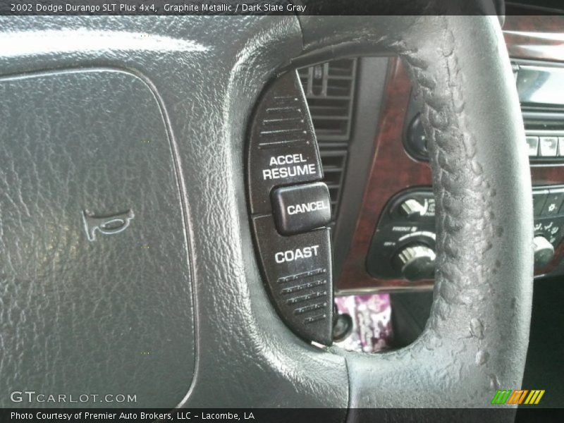 Graphite Metallic / Dark Slate Gray 2002 Dodge Durango SLT Plus 4x4