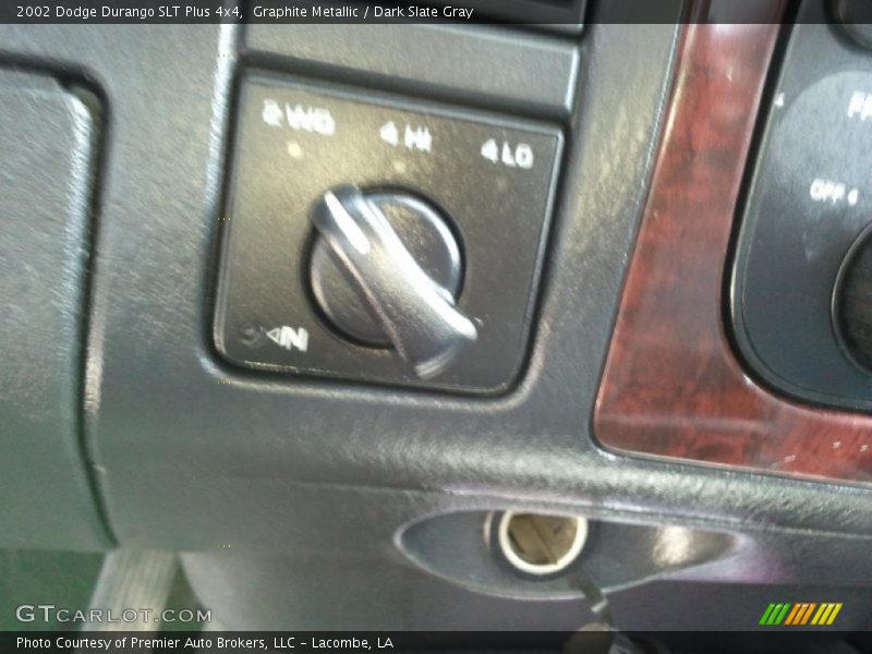 Graphite Metallic / Dark Slate Gray 2002 Dodge Durango SLT Plus 4x4