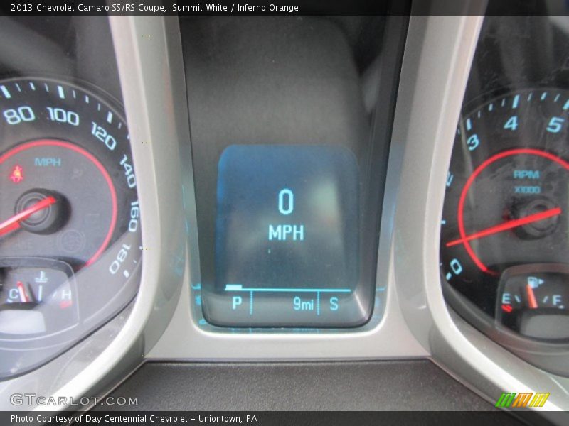 Summit White / Inferno Orange 2013 Chevrolet Camaro SS/RS Coupe