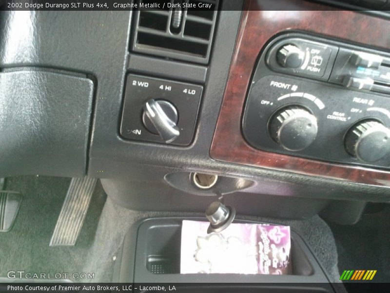Graphite Metallic / Dark Slate Gray 2002 Dodge Durango SLT Plus 4x4