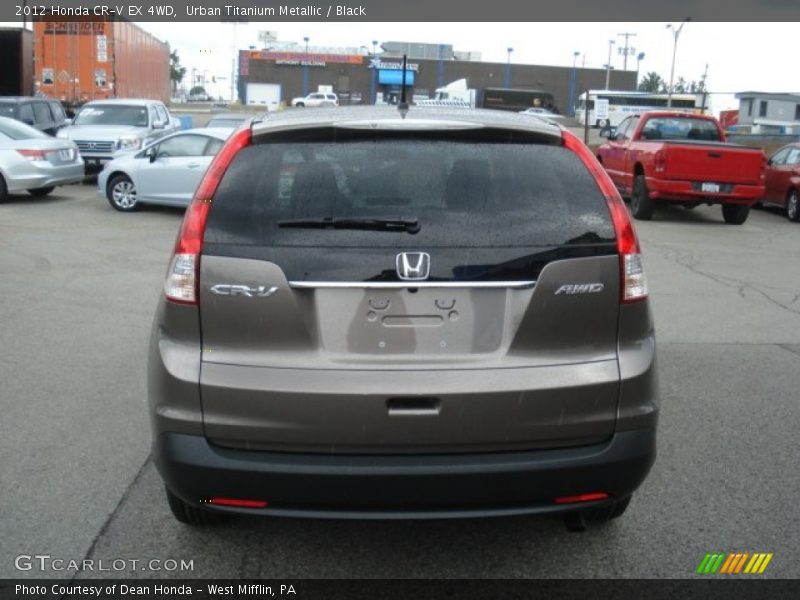 Urban Titanium Metallic / Black 2012 Honda CR-V EX 4WD