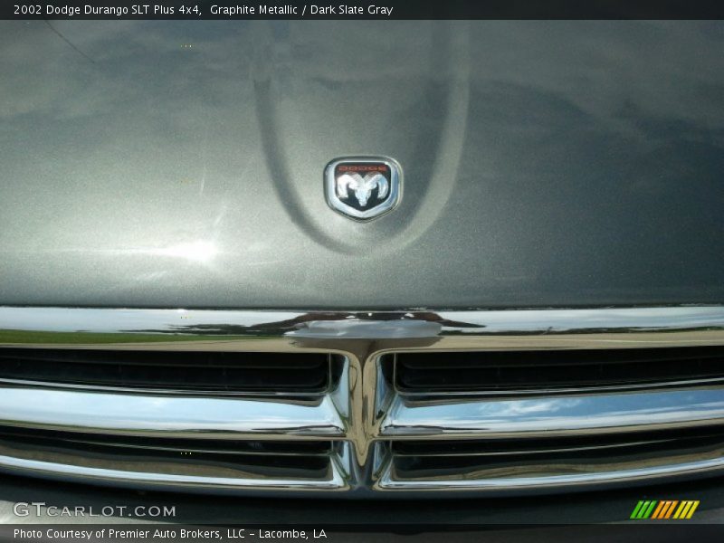 Graphite Metallic / Dark Slate Gray 2002 Dodge Durango SLT Plus 4x4