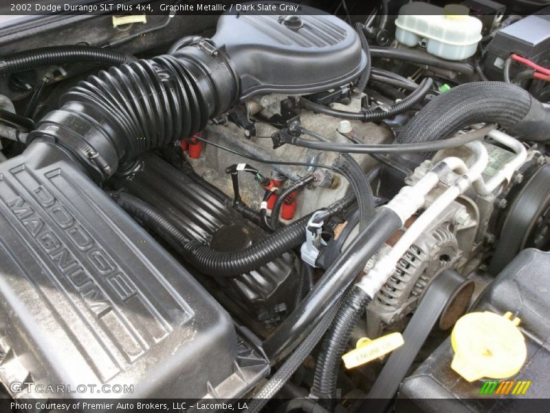 Graphite Metallic / Dark Slate Gray 2002 Dodge Durango SLT Plus 4x4