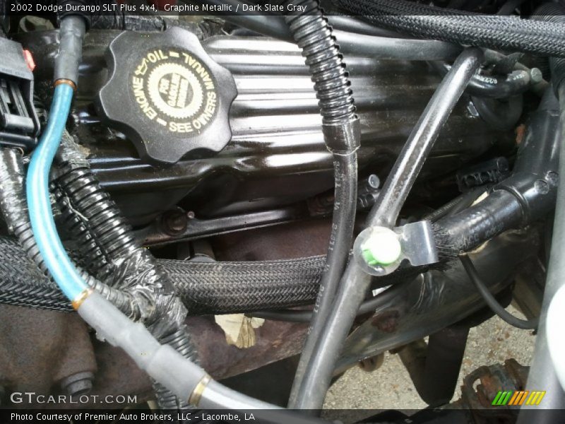 Graphite Metallic / Dark Slate Gray 2002 Dodge Durango SLT Plus 4x4