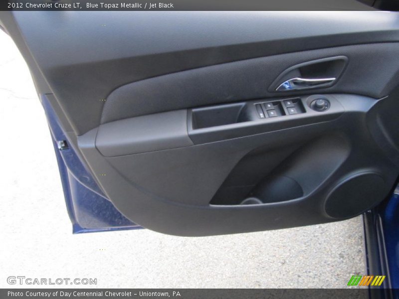 Blue Topaz Metallic / Jet Black 2012 Chevrolet Cruze LT