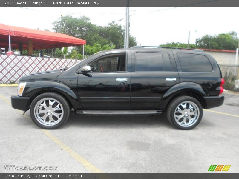 Black / Medium Slate Gray 2005 Dodge Durango SLT