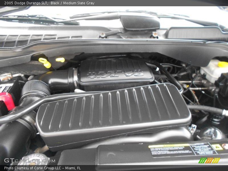 Black / Medium Slate Gray 2005 Dodge Durango SLT