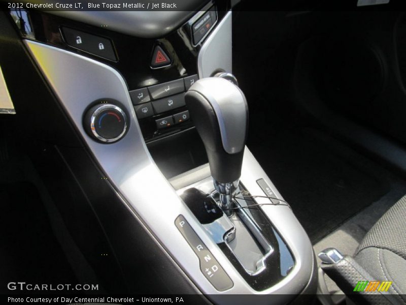 Blue Topaz Metallic / Jet Black 2012 Chevrolet Cruze LT