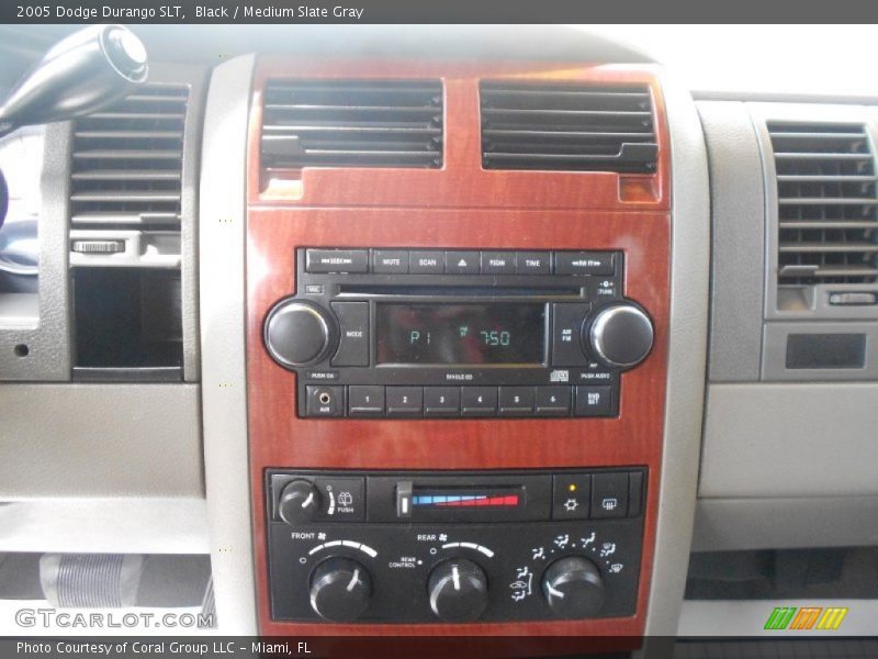 Black / Medium Slate Gray 2005 Dodge Durango SLT
