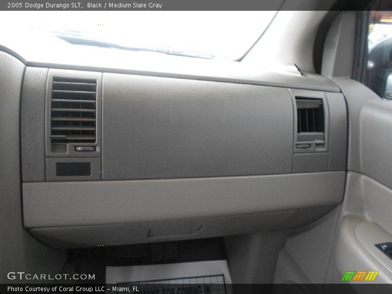 Black / Medium Slate Gray 2005 Dodge Durango SLT