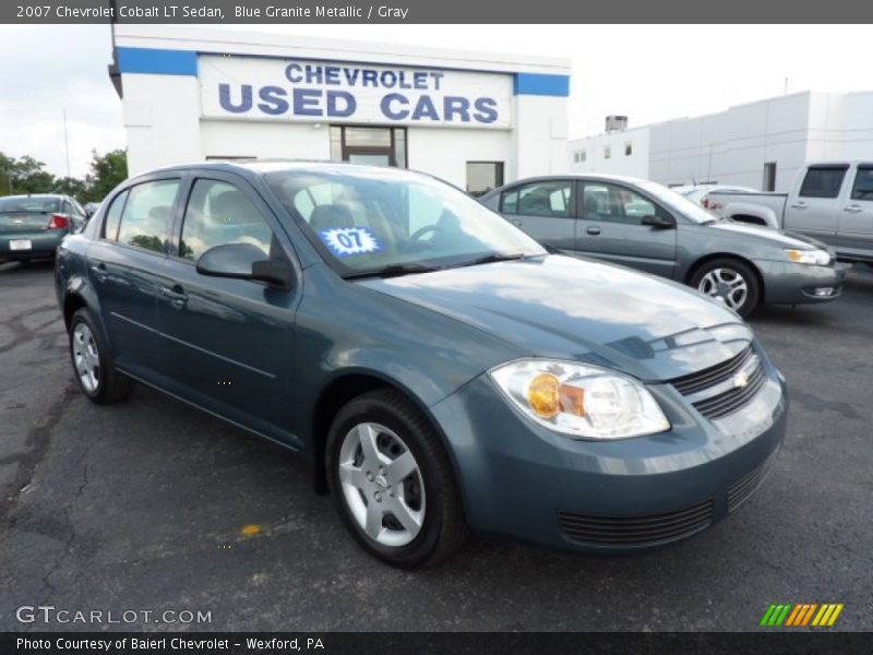 Blue Granite Metallic / Gray 2007 Chevrolet Cobalt LT Sedan