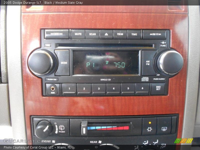 Black / Medium Slate Gray 2005 Dodge Durango SLT