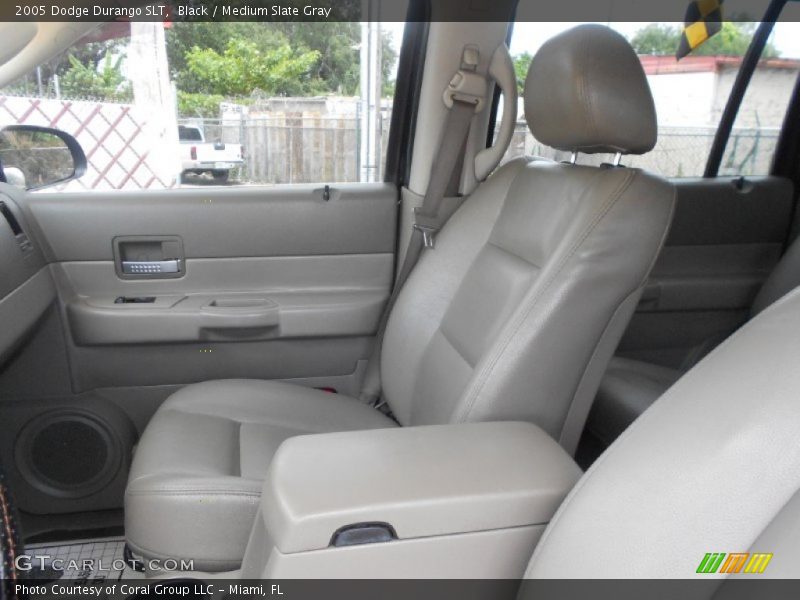 Black / Medium Slate Gray 2005 Dodge Durango SLT