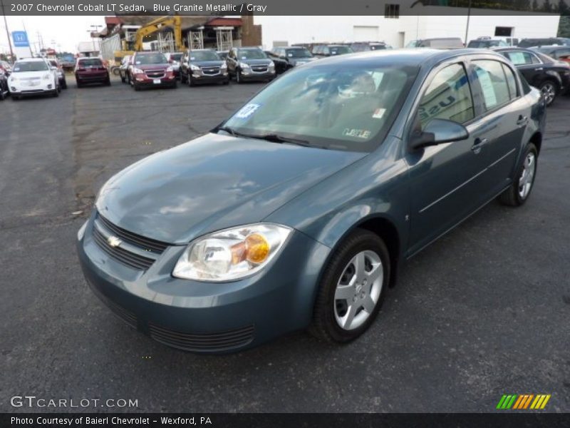 Blue Granite Metallic / Gray 2007 Chevrolet Cobalt LT Sedan
