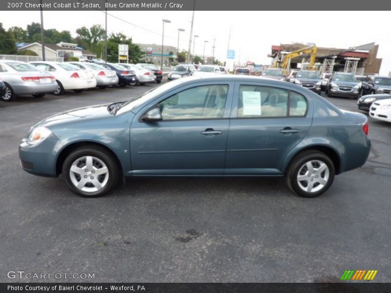 Blue Granite Metallic / Gray 2007 Chevrolet Cobalt LT Sedan