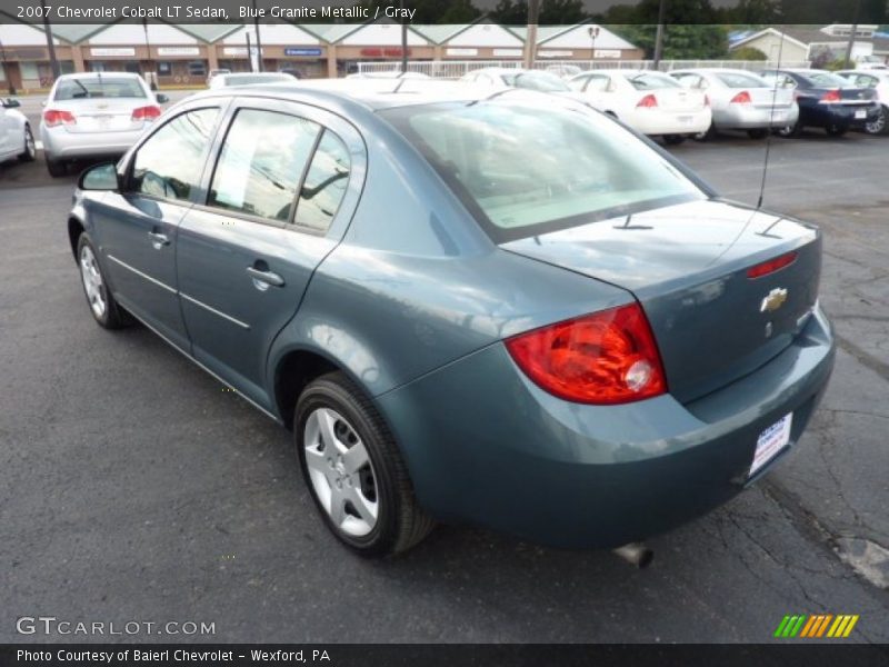 Blue Granite Metallic / Gray 2007 Chevrolet Cobalt LT Sedan