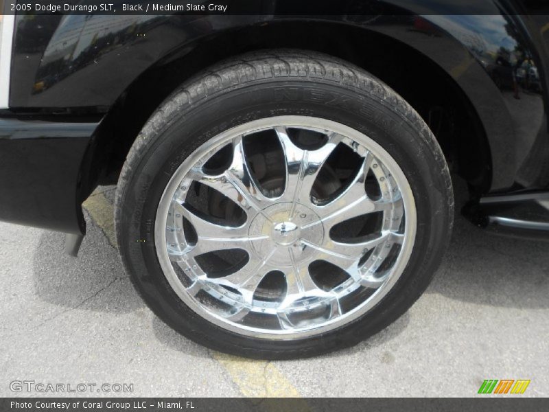Black / Medium Slate Gray 2005 Dodge Durango SLT