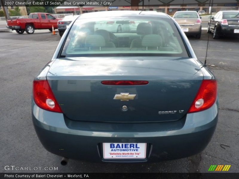 Blue Granite Metallic / Gray 2007 Chevrolet Cobalt LT Sedan