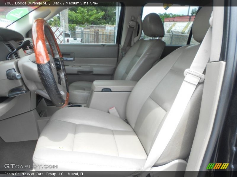 Black / Medium Slate Gray 2005 Dodge Durango SLT