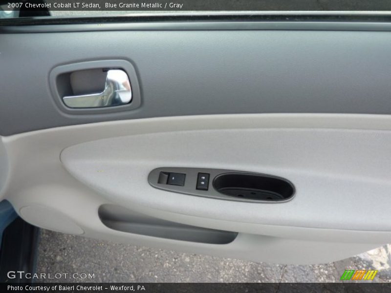 Blue Granite Metallic / Gray 2007 Chevrolet Cobalt LT Sedan