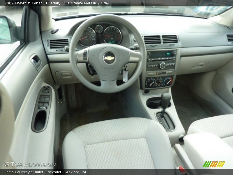 Blue Granite Metallic / Gray 2007 Chevrolet Cobalt LT Sedan