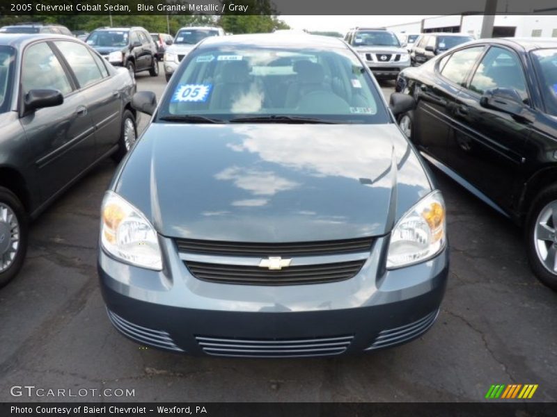 Blue Granite Metallic / Gray 2005 Chevrolet Cobalt Sedan
