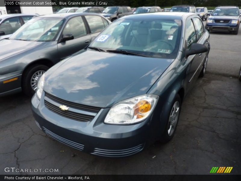 Blue Granite Metallic / Gray 2005 Chevrolet Cobalt Sedan