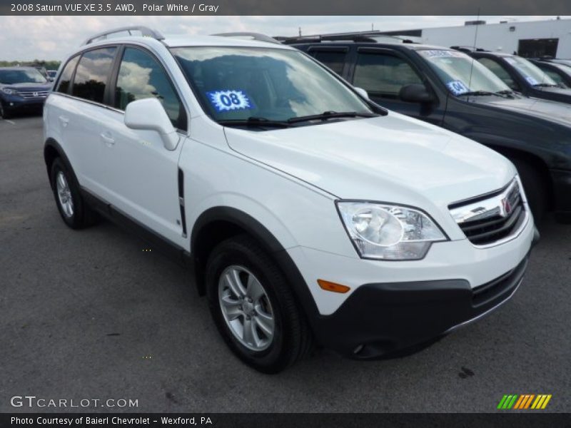 Polar White / Gray 2008 Saturn VUE XE 3.5 AWD