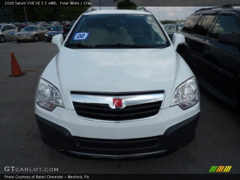 Polar White / Gray 2008 Saturn VUE XE 3.5 AWD