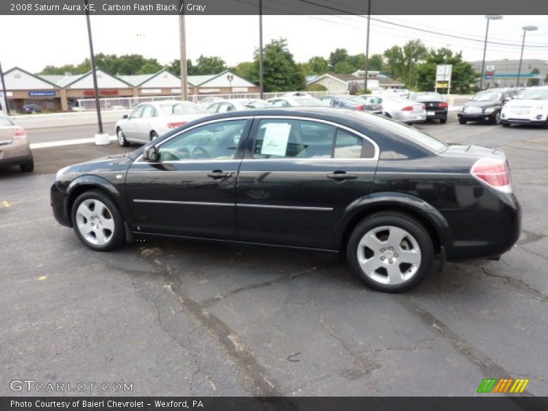 Carbon Flash Black / Gray 2008 Saturn Aura XE