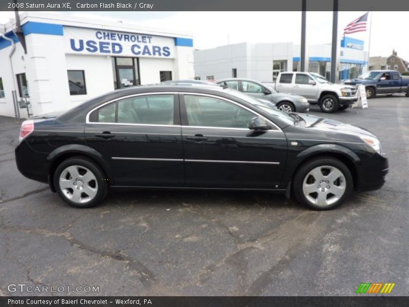 Carbon Flash Black / Gray 2008 Saturn Aura XE