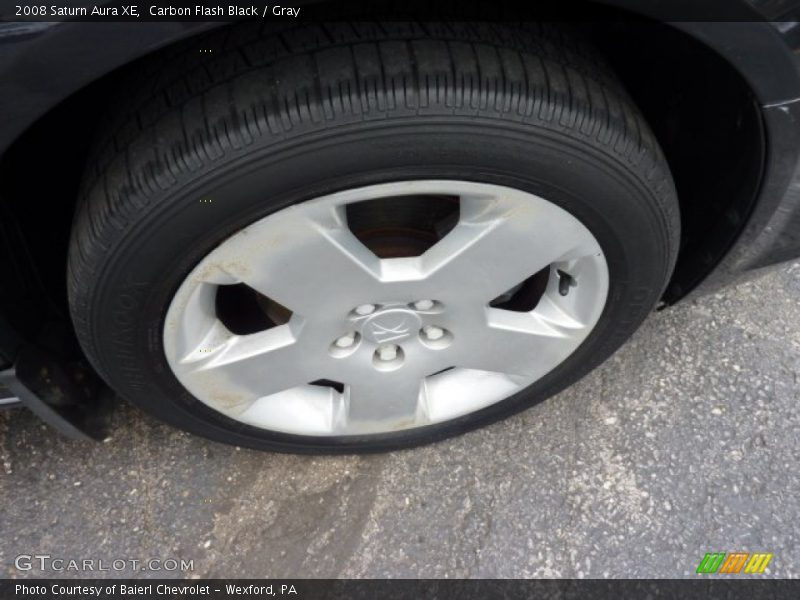 Carbon Flash Black / Gray 2008 Saturn Aura XE