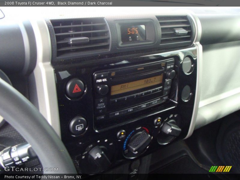 Black Diamond / Dark Charcoal 2008 Toyota FJ Cruiser 4WD