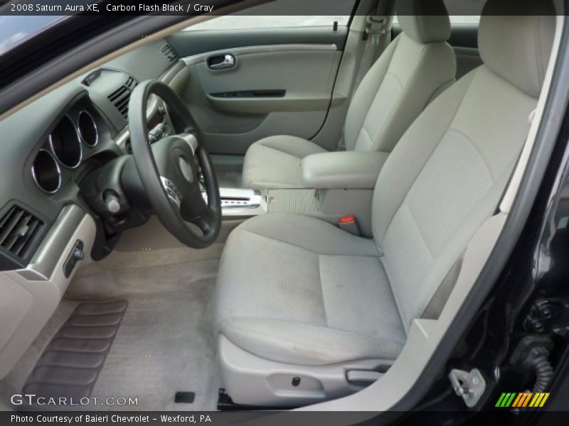 Carbon Flash Black / Gray 2008 Saturn Aura XE