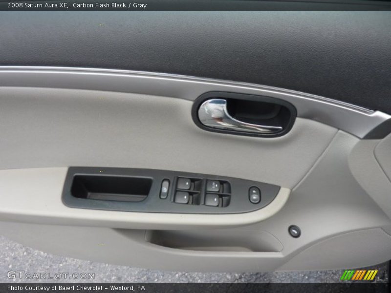 Carbon Flash Black / Gray 2008 Saturn Aura XE