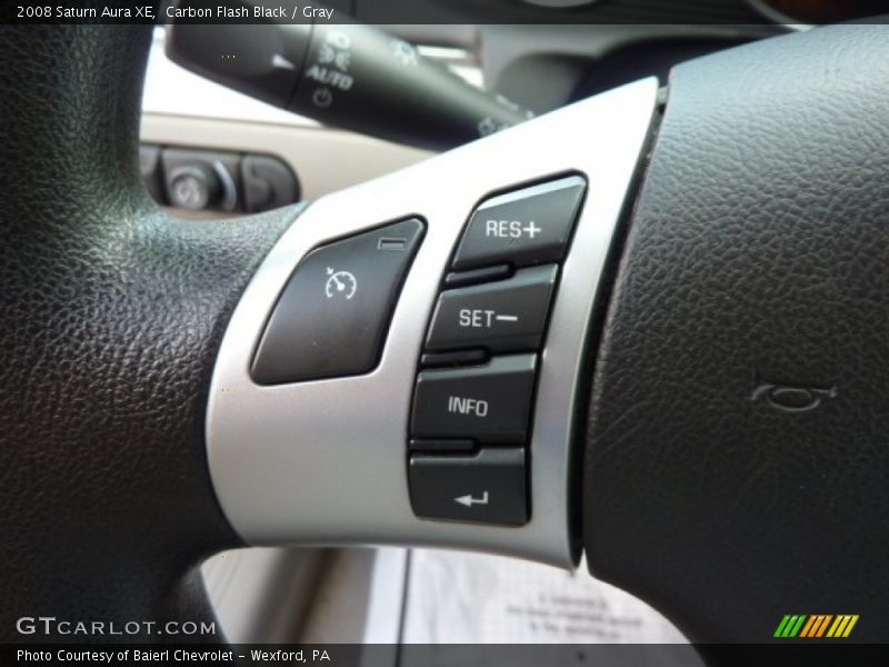 Carbon Flash Black / Gray 2008 Saturn Aura XE