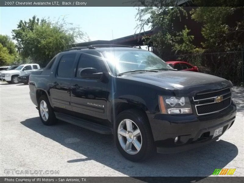 Black / Ebony 2007 Chevrolet Avalanche LTZ