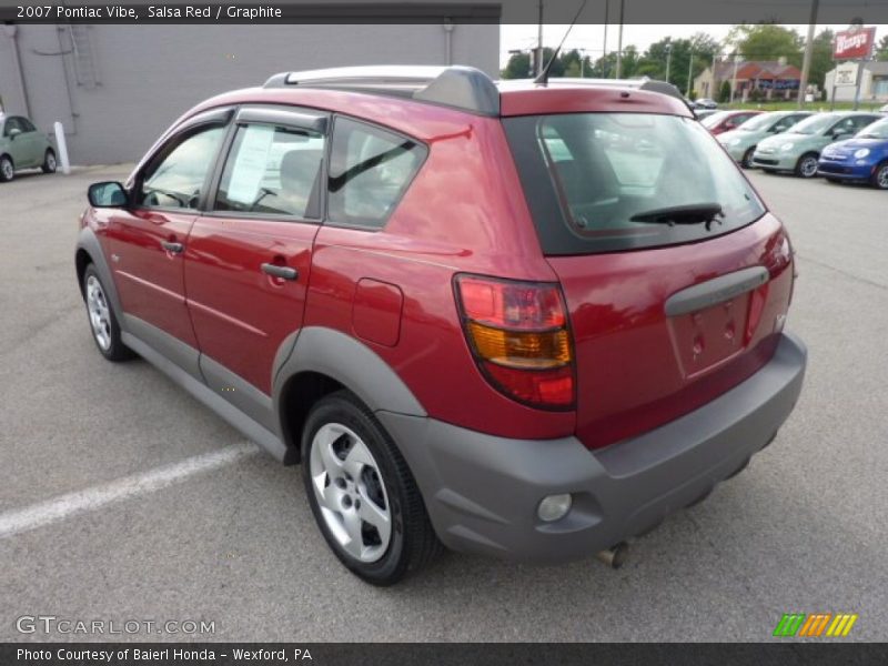 Salsa Red / Graphite 2007 Pontiac Vibe