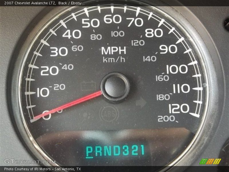 Black / Ebony 2007 Chevrolet Avalanche LTZ