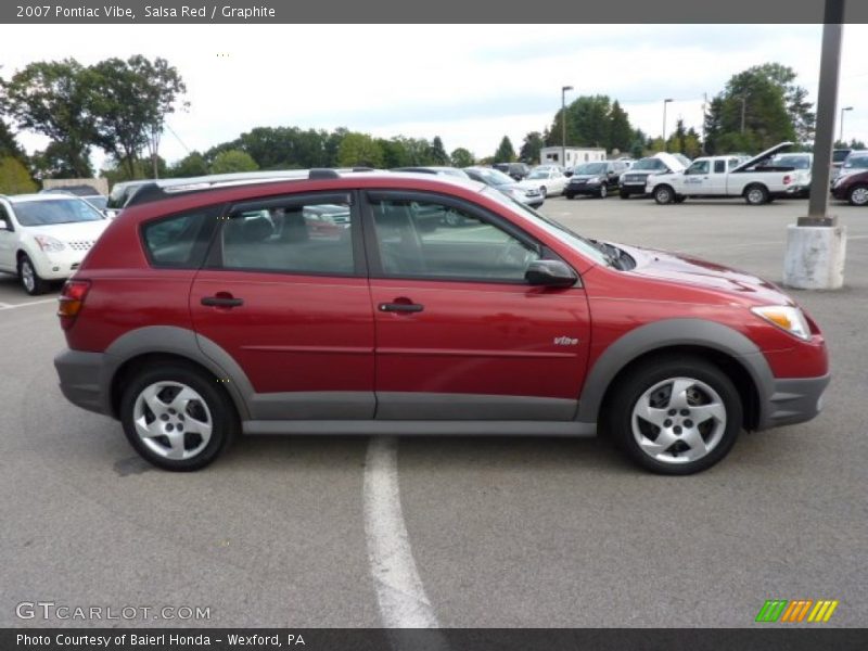 Salsa Red / Graphite 2007 Pontiac Vibe