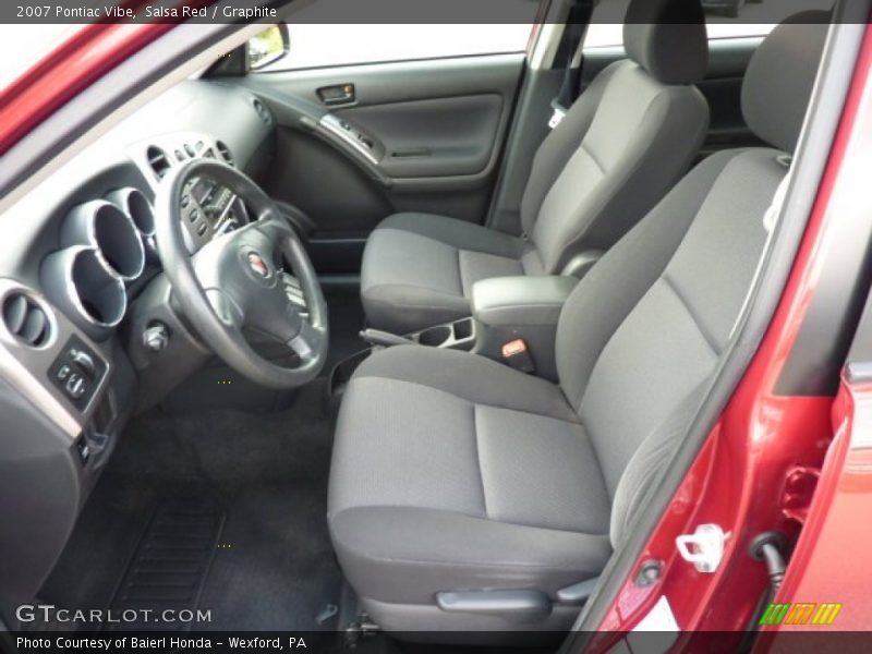 Salsa Red / Graphite 2007 Pontiac Vibe