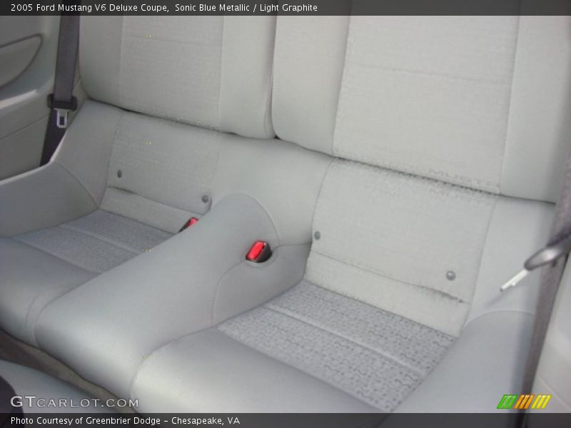 Rear Seat of 2005 Mustang V6 Deluxe Coupe